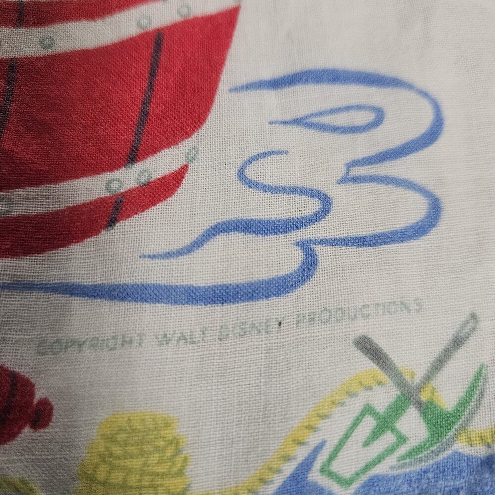 Vintage Child's Hanky Peter Pan Pluto Disney Handkerchief - Picture 2 of 6